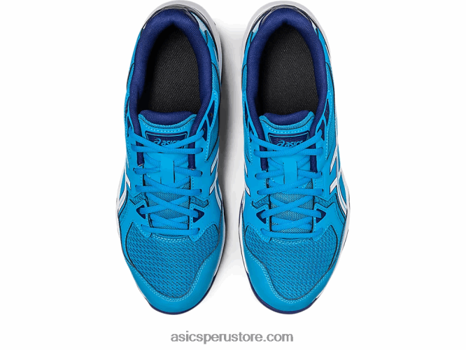 RPVB415 isla azul/blanco Asics gel-cohete 10 de ancho
