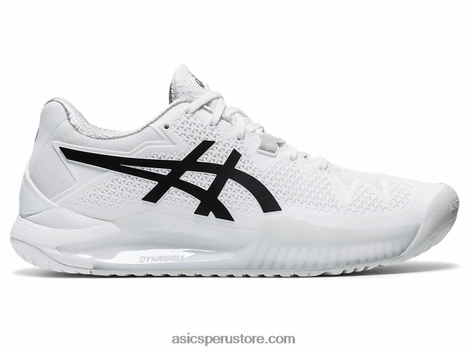 RPVB4152 blanco negro Asics resolución de gel 8