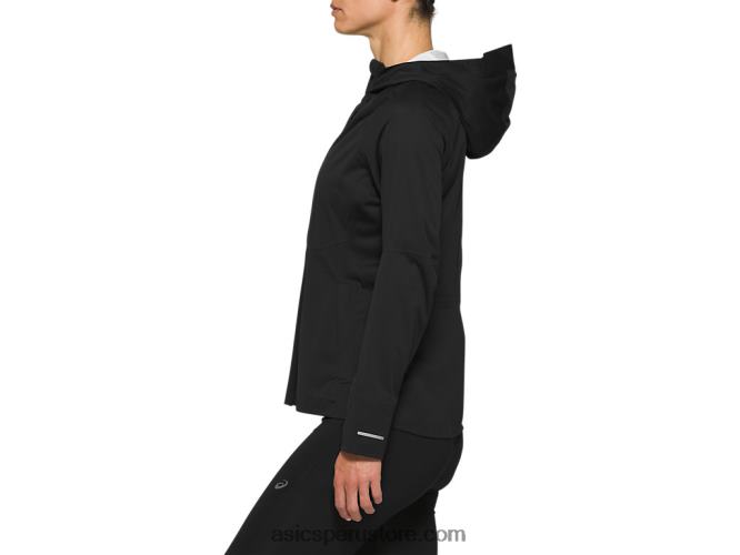 RPVB4193 rendimiento negro Asics chaqueta acelera mujer