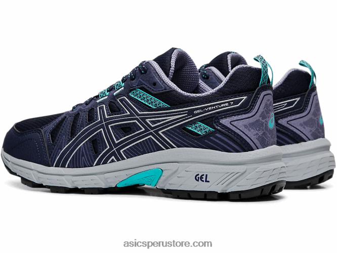 RPVB4201 negro/plata Asics gel-venture 7 de ancho