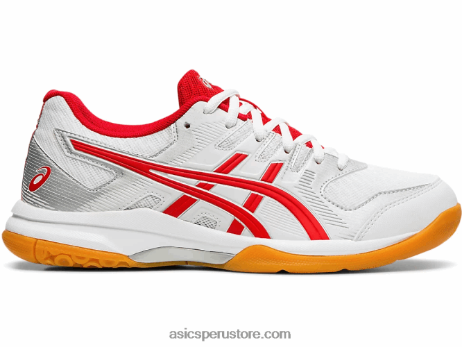 RPVB4202 blanco/rojo clásico Asics cohete de gel 9