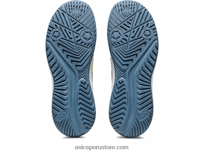 RPVB4219 azul acero/verde peligro Asics gel-resolución 9 grado escuela