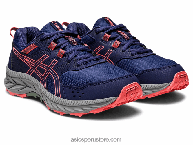 RPVB4220 azul índigo/papaya Asics escuela gel-venture 9 grado