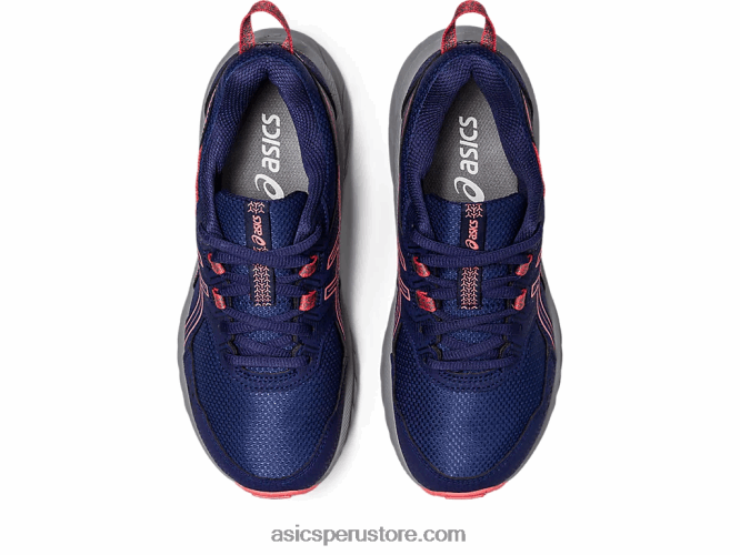 RPVB4220 azul índigo/papaya Asics escuela gel-venture 9 grado