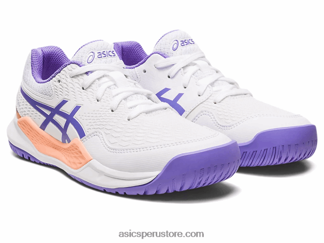 RPVB4222 blanco/amatista Asics gel-resolución 9 grado escuela
