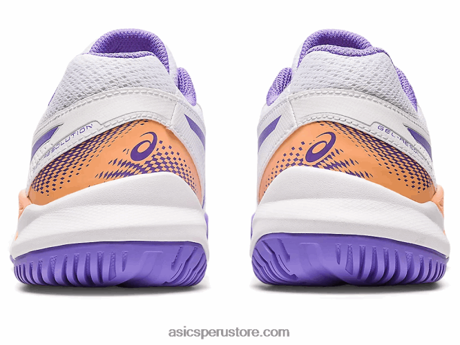 RPVB4222 blanco/amatista Asics gel-resolución 9 grado escuela