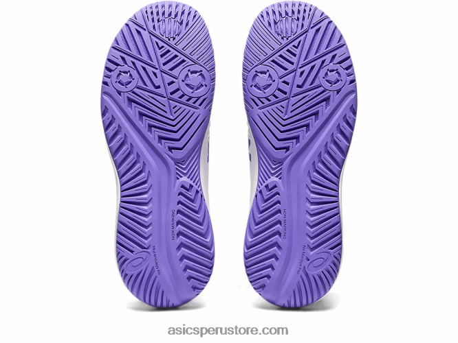 RPVB4222 blanco/amatista Asics gel-resolución 9 grado escuela