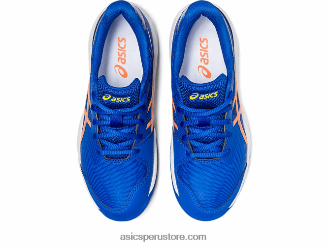 RPVB4227 azul atún/melocotón sol Asics gel-juego 9 grado escuela