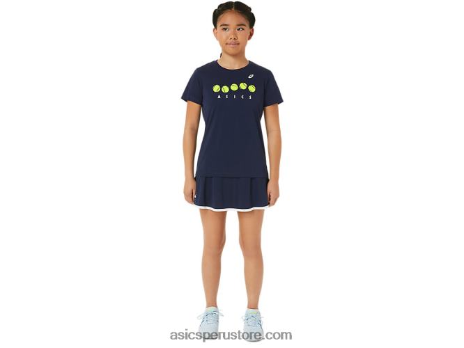 RPVB4240 medianoche Asics camiseta gráfica de tenis para niños