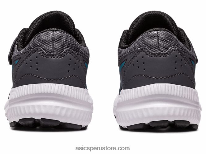 RPVB4241 gris portador/azul isla Asics contend 8 preescolar