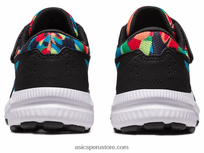 RPVB4247 negro/azul isla Asics contend 8 preescolar