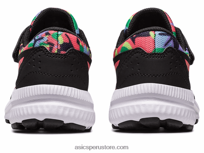 RPVB4249 negro/papaya Asics contend 8 preescolar