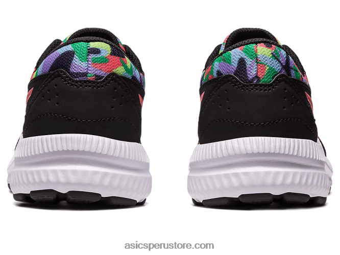 RPVB4250 negro/papaya Asics competir 8 grado de la escuela