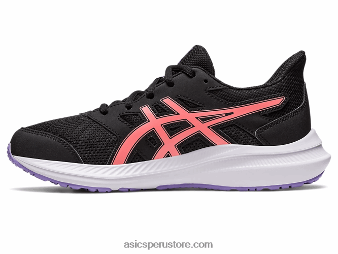 RPVB4251 negro/papaya Asics sacudida 4 escuela primaria
