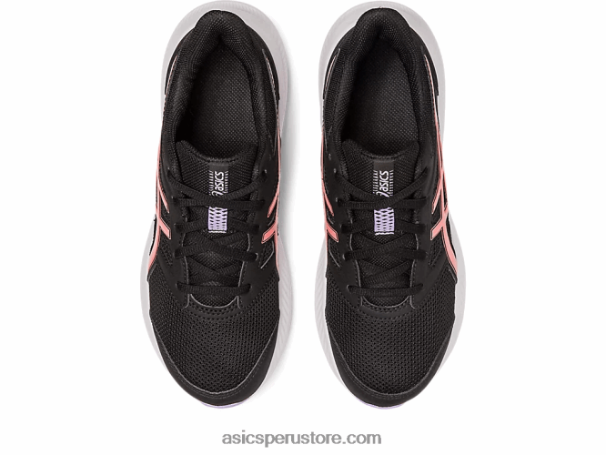RPVB4251 negro/papaya Asics sacudida 4 escuela primaria