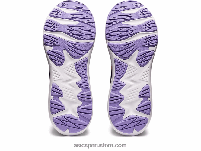 RPVB4251 negro/papaya Asics sacudida 4 escuela primaria