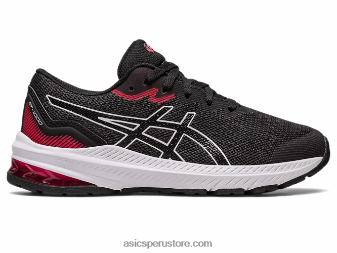 RPVB4255 negro/rojo eléctrico Asics escuela primaria gt-1000 11