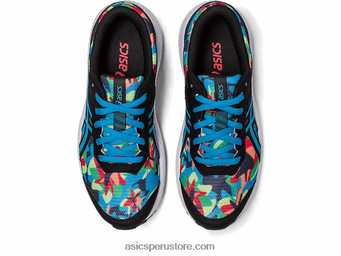 RPVB4256 negro/azul isla Asics competir 8 grado de la escuela