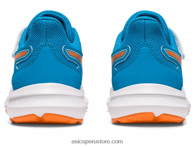 RPVB4261 azul isla/melocotón sol Asics sacudida 4 preescolar