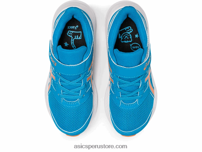 RPVB4261 azul isla/melocotón sol Asics sacudida 4 preescolar