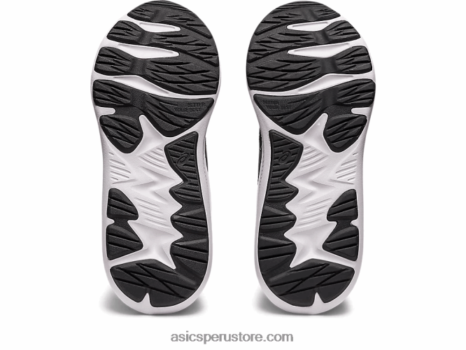 RPVB4262 blanco negro Asics sacudida 4 preescolar