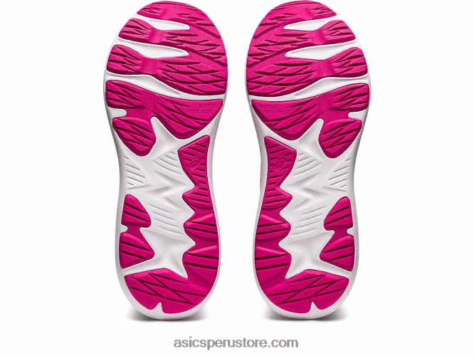 RPVB4265 rosa rave/blanco Asics sacudida 4 escuela primaria