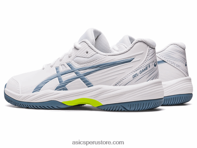 RPVB4267 blanco/azul acero Asics gel-juego 9 grado escuela