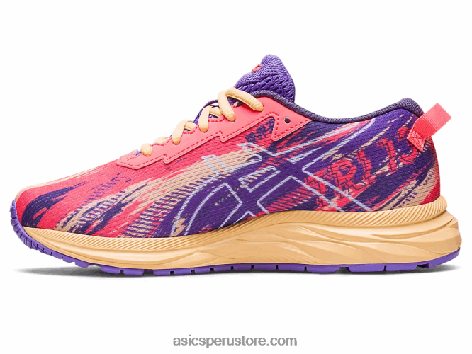 RPVB4269 coral resplandeciente/blanco Asics escuela primaria gel-noosa tri 13