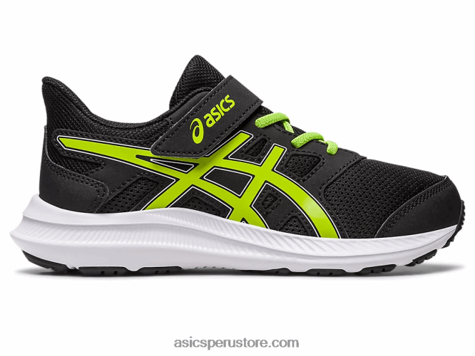 RPVB4275 ralladura de lima/negra Asics sacudida 4 preescolar