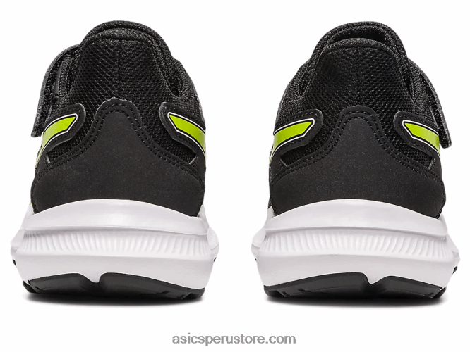 RPVB4275 ralladura de lima/negra Asics sacudida 4 preescolar