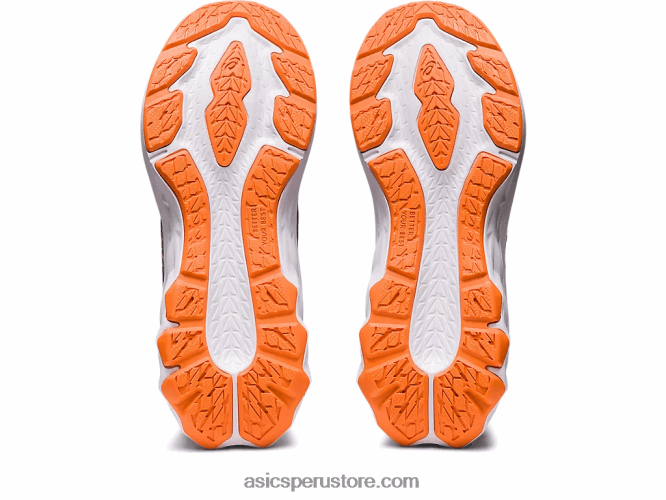 RPVB4277 azul índigo/melocotón sol Asics escuela primaria novablast 2