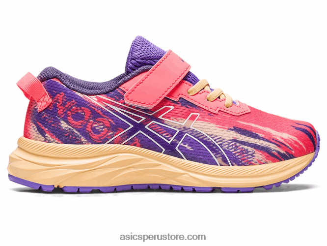 RPVB4279 coral resplandeciente/blanco Asics pre noosa tri 13 preescolar