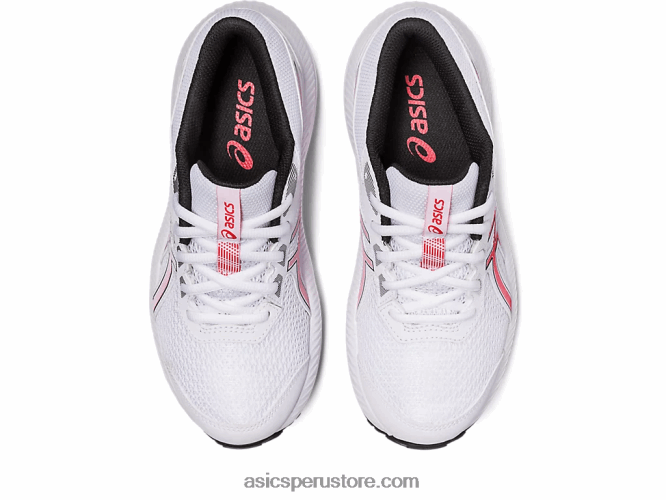 RPVB4281 blanco/rojo eléctrico Asics competir 8 grado de la escuela