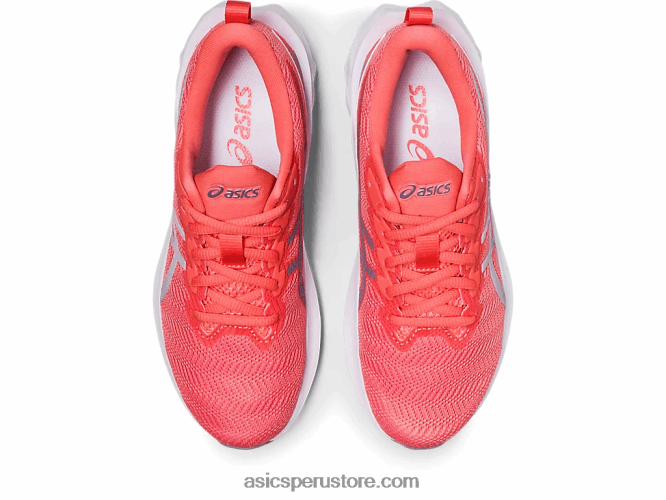 RPVB4285 papaya/violeta crepuscular Asics escuela primaria novablast 2