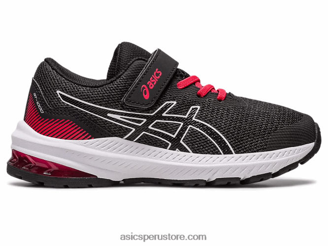 RPVB4288 negro/rojo eléctrico Asics gt-1000 11 preescolar