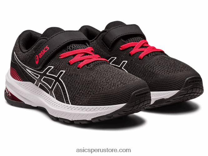 RPVB4288 negro/rojo eléctrico Asics gt-1000 11 preescolar