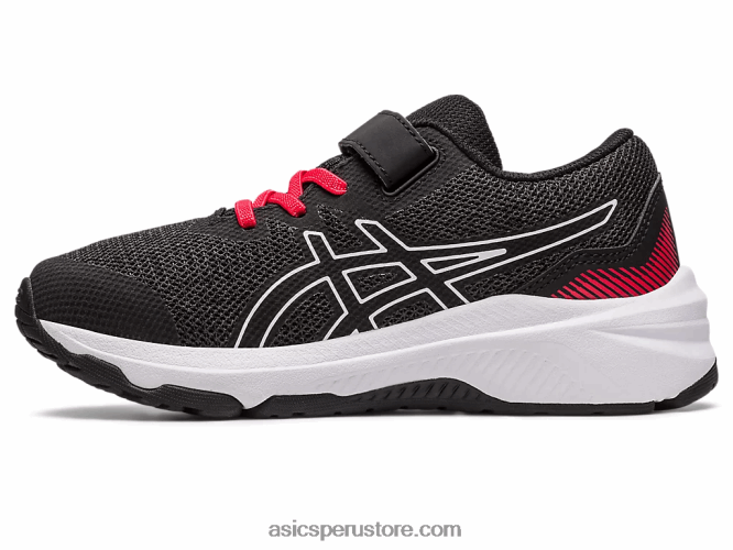 RPVB4288 negro/rojo eléctrico Asics gt-1000 11 preescolar