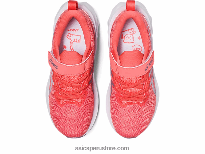RPVB4290 papaya/violeta crepuscular Asics preescolar novablast 2