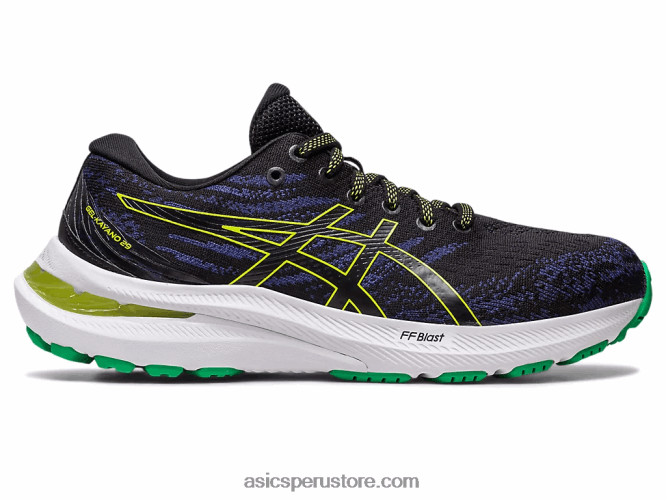 RPVB4291 ralladura de lima/negra Asics escuela primaria gel-kayano 29