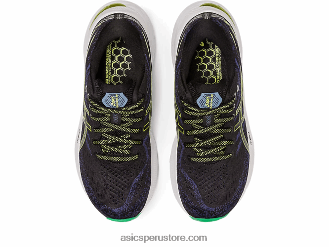 RPVB4291 ralladura de lima/negra Asics escuela primaria gel-kayano 29