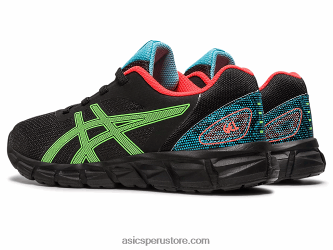 RPVB4295 gecko negro/verde Asics gel-quantum lyte ii preescolar