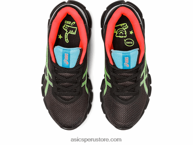 RPVB4295 gecko negro/verde Asics gel-quantum lyte ii preescolar