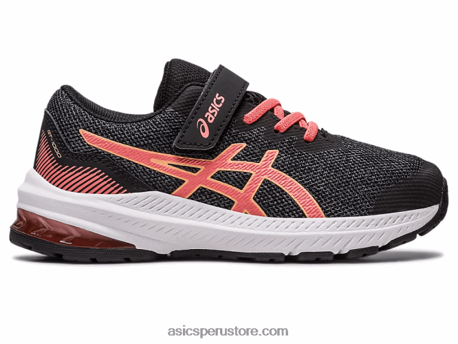 RPVB4296 negro/papaya Asics gt-1000 11 preescolar