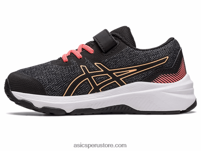 RPVB4296 negro/papaya Asics gt-1000 11 preescolar