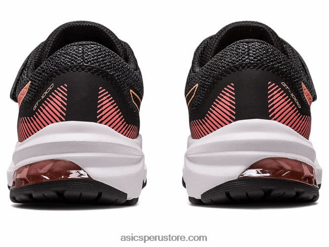 RPVB4296 negro/papaya Asics gt-1000 11 preescolar