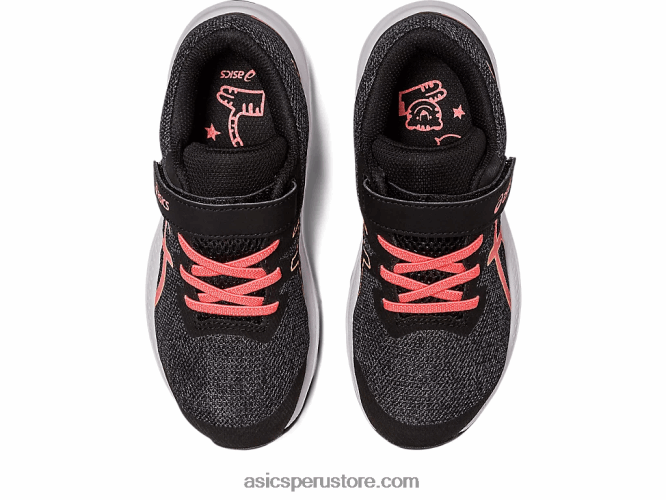 RPVB4296 negro/papaya Asics gt-1000 11 preescolar