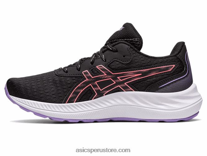 RPVB4302 negro/papaya Asics gel-excite 9 grado escuela