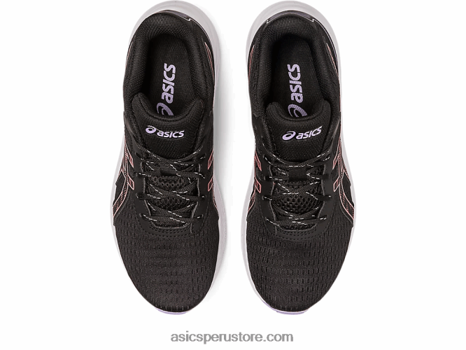 RPVB4302 negro/papaya Asics gel-excite 9 grado escuela