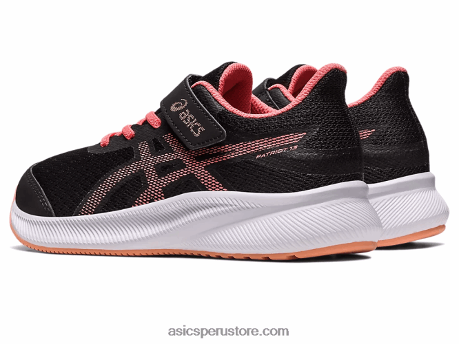 RPVB4305 negro/papaya Asics preescolar patriota 13