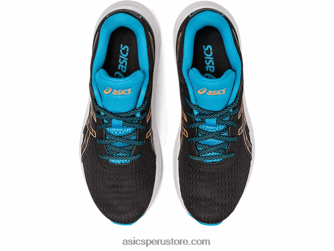 RPVB4307 melocotón negro/sol Asics gel-excite 9 grado escuela